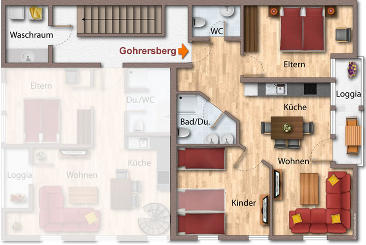Grundriss Gohrersberg